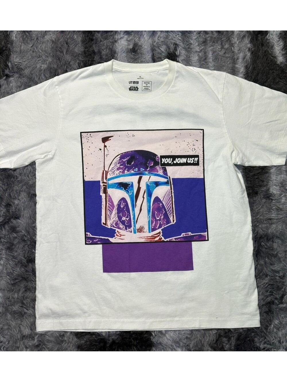 Uniqlo UT Star Wars Boba Fett Master of Graphics Tetsu Nishiyama T-Shirt Size XL